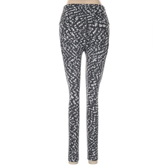 Lululemon Fast and Free Tight II 25" Leggings Gray and White Size 6 Workout - Picture 5 of 7